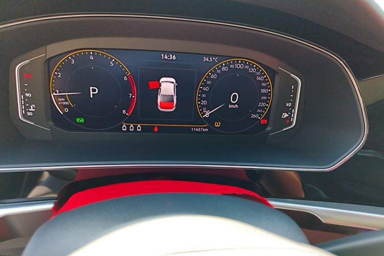 Used Volkswagen Passat 2024 330TSI Starry Elite Edition Odometer Close Up