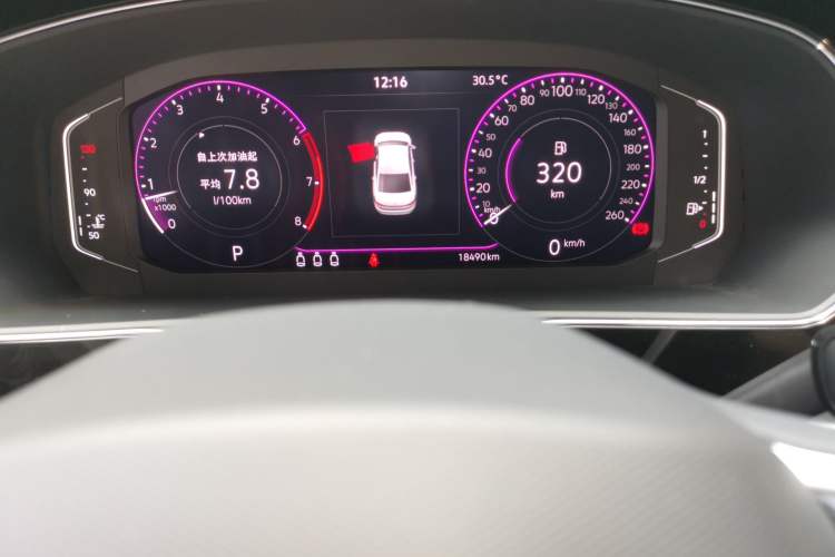 Used Volkswagen Passat 2024 380TSI Starry Dragon Edition Odometer Close Up