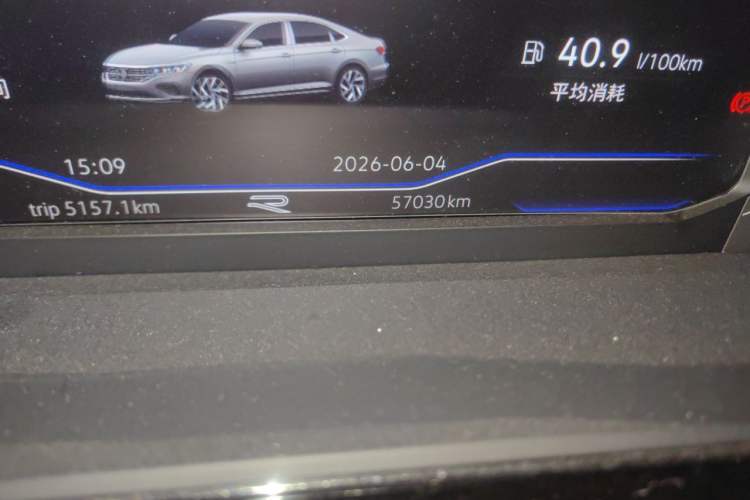 Used Volkswagen Passat 2024 380TSI Dragon Edition Odometer Close Up