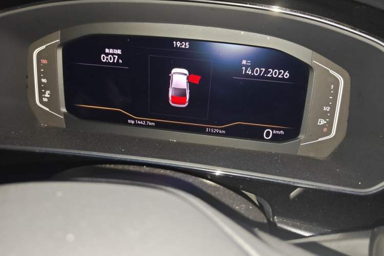 Used Volkswagen Passat 2024 380TSI Starry Elite Edition Odometer Close Up