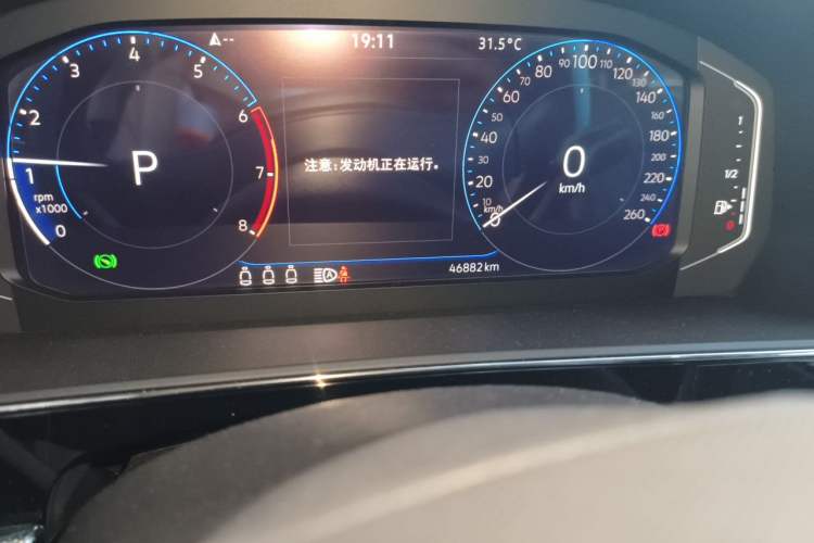 Used Volkswagen Passat 2024 380TSI Luxury Edition Odometer Close Up