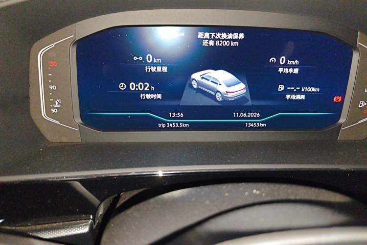 Used Volkswagen Passat 2024 380TSI Starry Luxury Edition Odometer Close Up