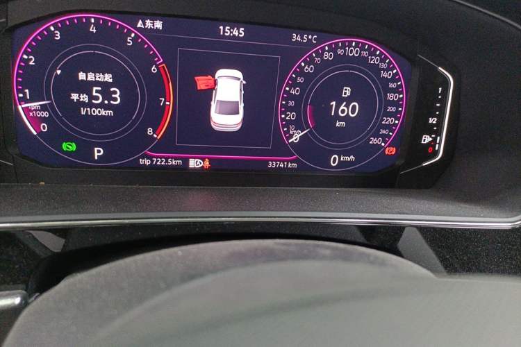 Used Volkswagen Passat 2024 380TSI Starry Dragon Edition Odometer Close Up