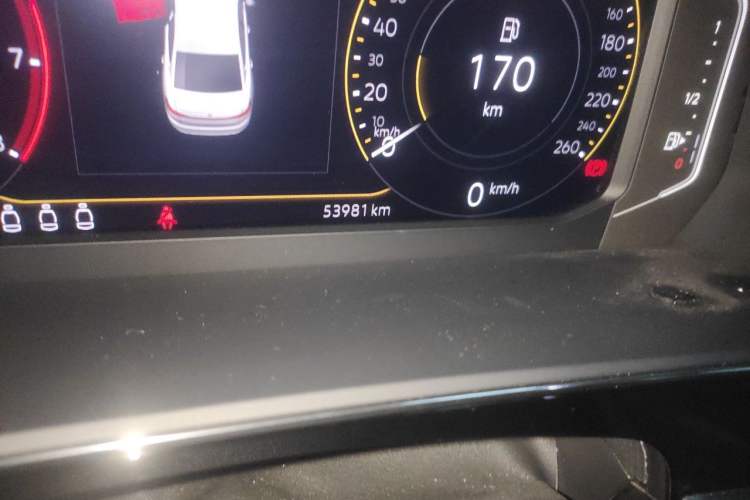 Used Volkswagen Passat 2024 330TSI Elite Edition Odometer Close Up