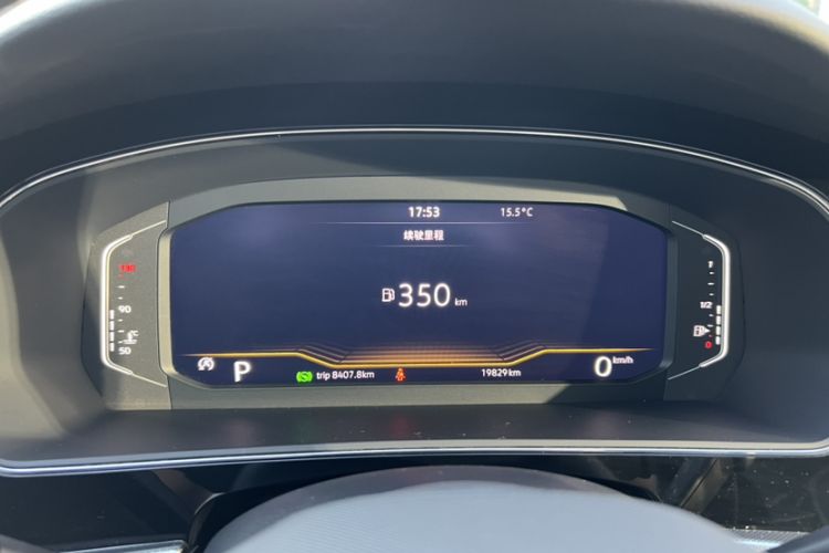 Used Volkswagen Passat 2024 380TSI Dragon Edition Odometer Close Up