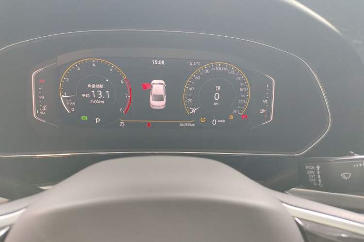 Used Volkswagen Passat 2024 380TSI Dragon Edition Odometer Close Up