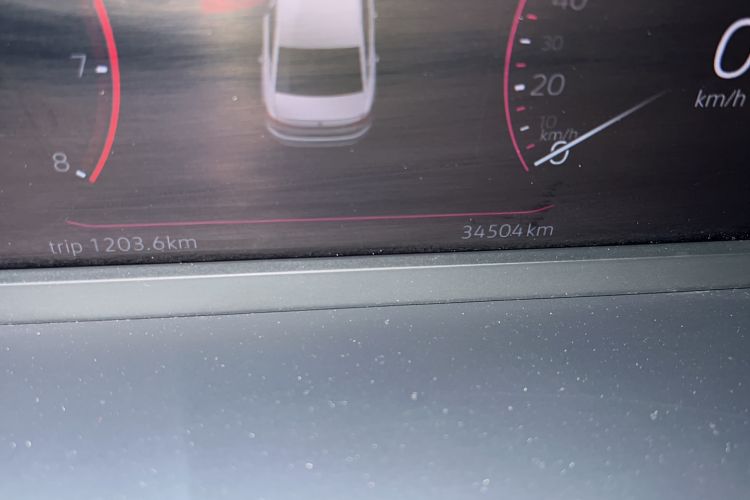 Used Volkswagen Passat 2024 380TSI Starry Elite Edition Odometer Close Up