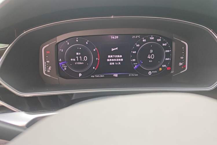 Used Volkswagen Passat 2024 380TSI Starry Elite Edition Odometer Close Up