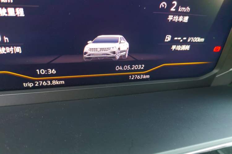Used Volkswagen Passat 2024 330TSI Starry Elite Edition Odometer Close Up