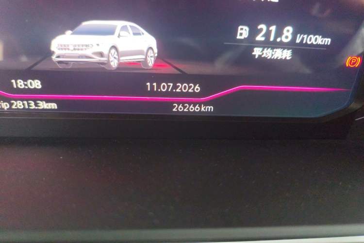 Used Volkswagen Passat 2024 380TSI Starry Dragon Edition Odometer Close Up