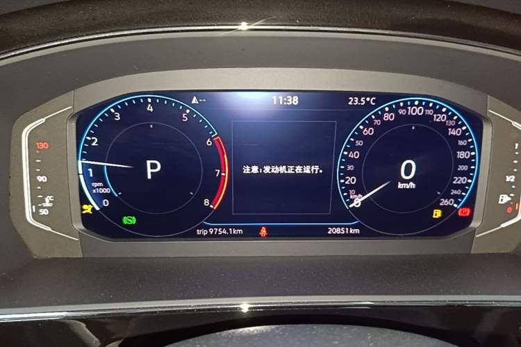 Used Volkswagen Passat 2025 Outstanding Model 380TSI Starry Dragon Glorious Edition Instrument Cluster