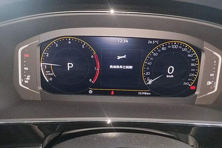 Used Volkswagen Passat 2025 Premium Version 380TSI Dragon Edition Instrument Cluster