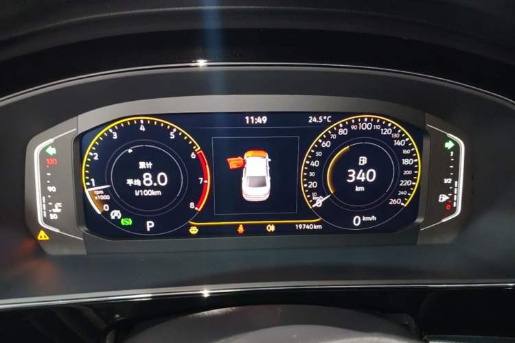 Used Volkswagen Passat 2025 Outstanding Model 330TSI Starry Elite Edition Instrument Cluster