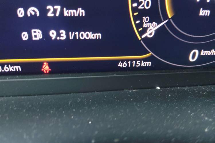 Used Volkswagen Passat 2025 Outstanding Model 380TSI Starry Dragon Edition Odometer Close Up