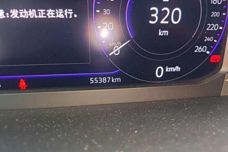 Used Volkswagen Passat 2025 Outstanding Model 380TSI Starry Dragon Edition Odometer Close Up
