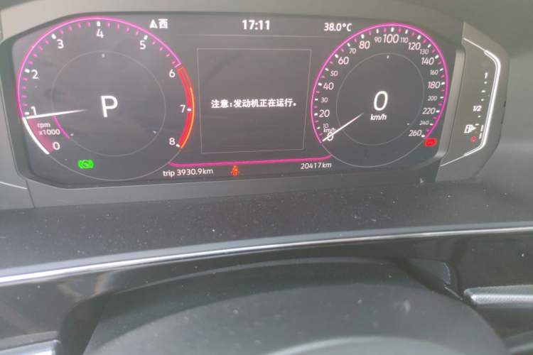 Used Volkswagen Passat 2025 Outstanding Model 380TSI Starry Dragon Glorious Edition Odometer Close Up