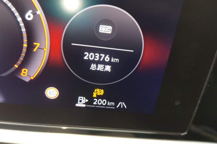 Used Volkswagen Passat 2025 Pro 380TSI Dragon Glory Edition Odometer Close Up