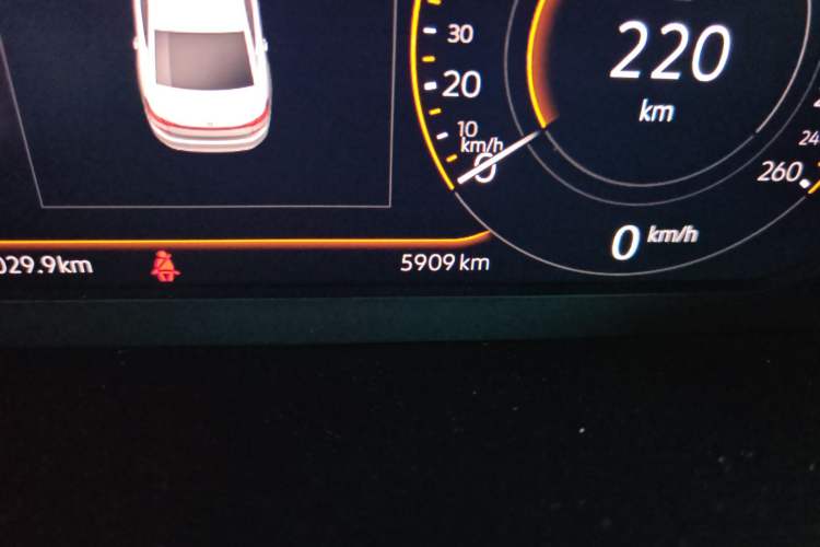 Used Volkswagen Passat 2025 Outstanding Model 380TSI Starry Dragon Glorious Edition Odometer Close Up