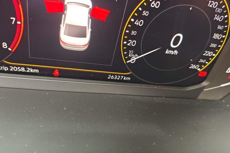Used Volkswagen Passat 2025 Outstanding Model 330TSI Elite Edition Odometer Close Up