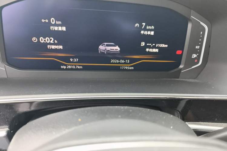 Used Volkswagen Passat 2025 Outstanding Model 330TSI Elite Edition Odometer Close Up