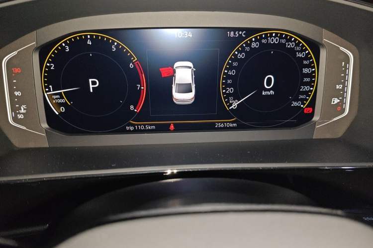 Used Volkswagen Passat 2025 Outstanding Model 330TSI Starry Elite Edition Odometer Close Up