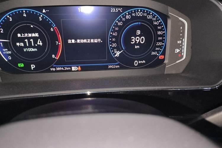 Used Volkswagen Passat 2025 Outstanding Model 380TSI Starry Dragon Glorious Edition Odometer Close Up