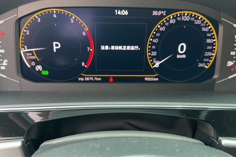 Used Volkswagen Passat 2025 Outstanding Model 380TSI Starry Dragon Edition Odometer Close Up