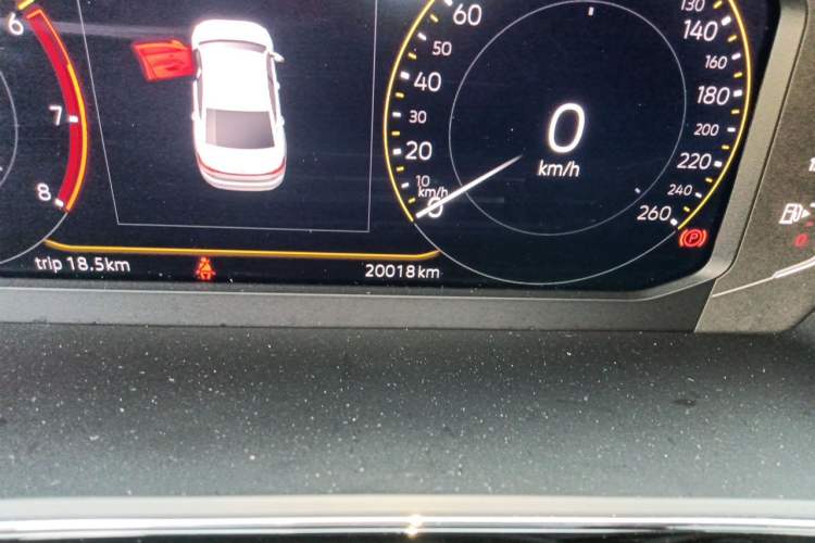 Used Volkswagen Passat 2025 Outstanding Model 330TSI Starry Elite Edition Odometer Close Up