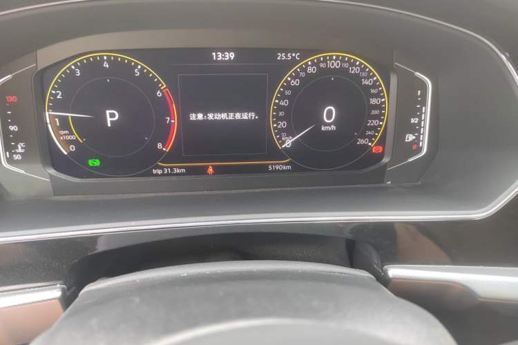 Used Volkswagen Passat 2025 Outstanding Model 380TSI Starry Dragon Edition Odometer Close Up