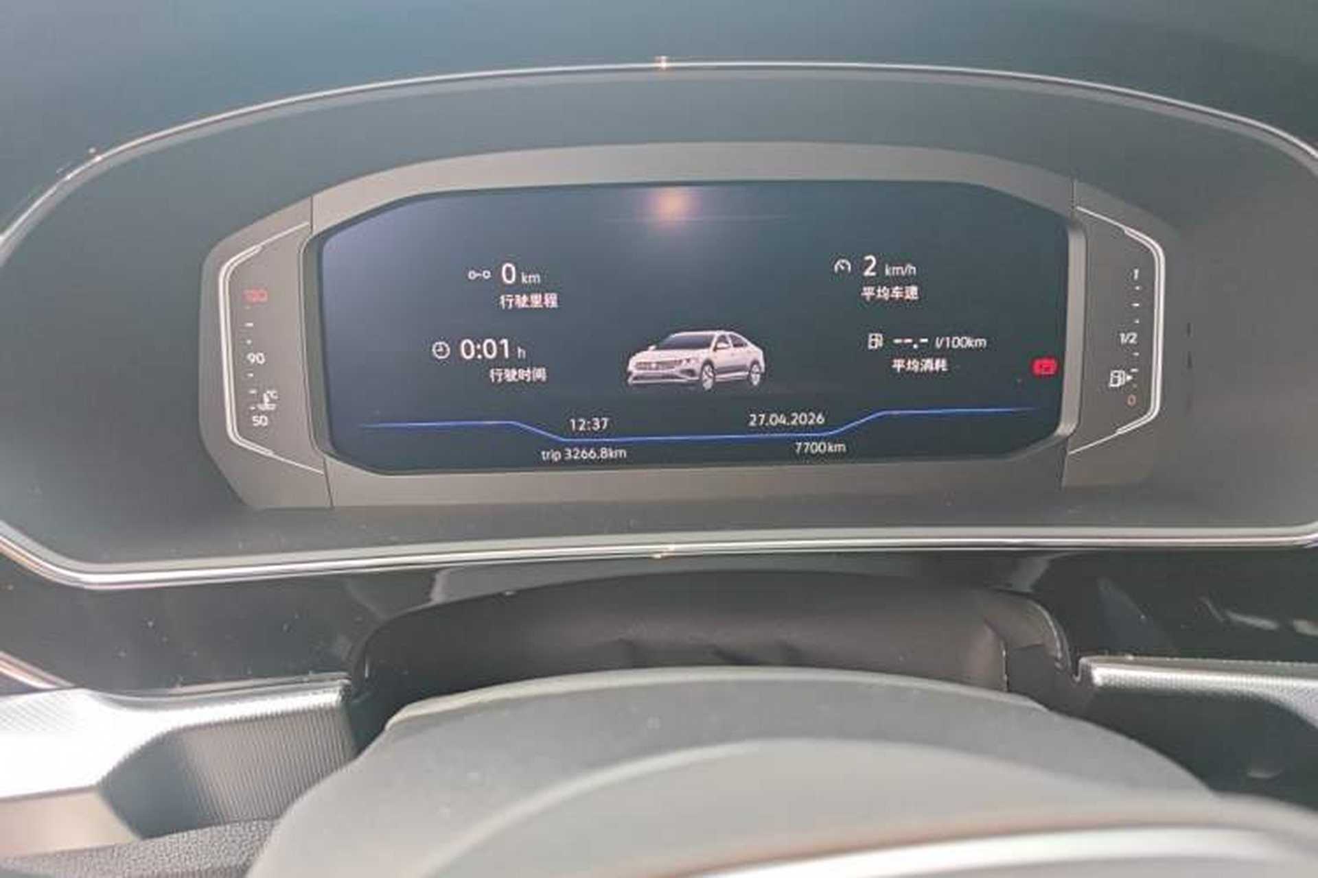 Used Volkswagen Passat 2025 Outstanding Model 380TSI Dragon Glory Edition Odometer Close Up