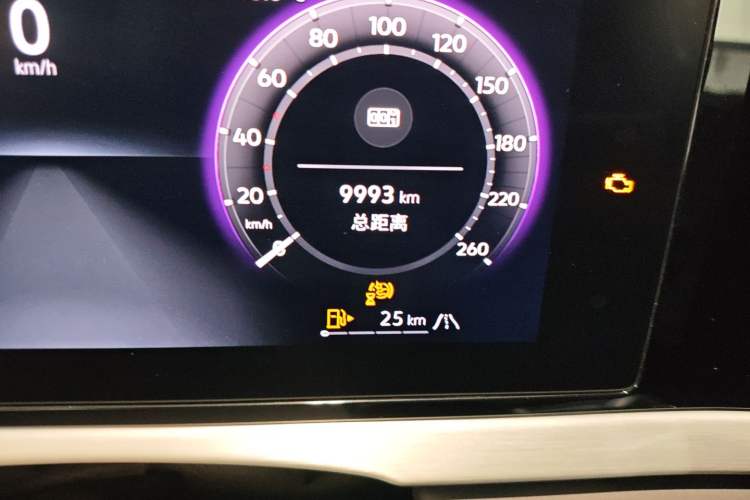 Used Volkswagen Passat 2025 Pro 380TSI Dragon Supreme Edition Odometer Close Up
