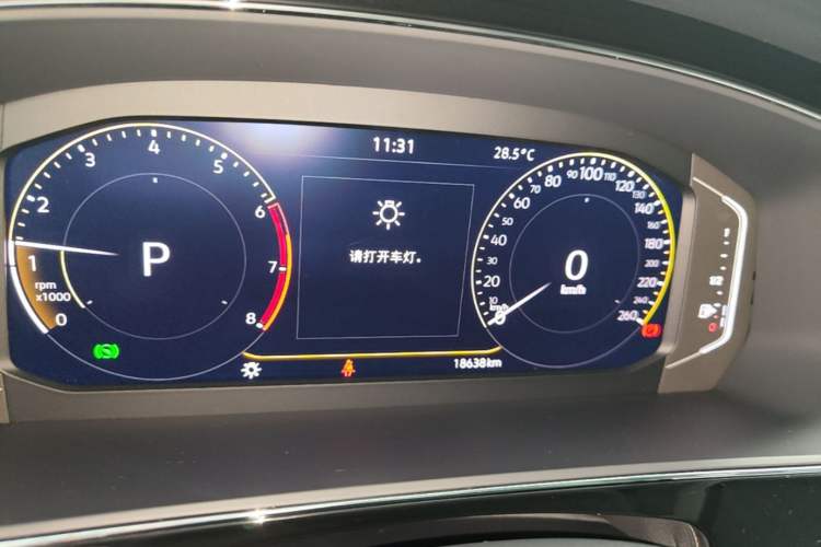Used Volkswagen Passat 2026 Model, Outstanding 380TSI Xingkong Longteng Edition Instrument Cluster