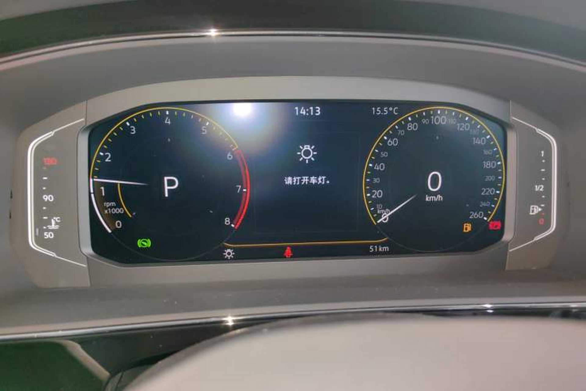 Used Volkswagen Passat 2026 Model, Outstanding 380TSI Xingkong Longteng Edition Instrument Cluster