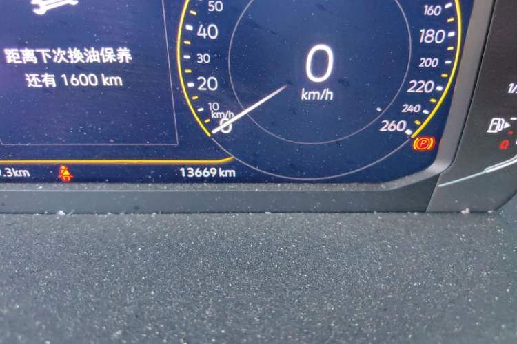 Used Volkswagen Passat 2026 Model, Outstanding 380TSI Xingkong Longteng Edition Odometer Close Up