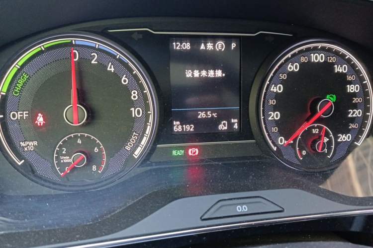 Used Volkswagen Passat New Energy 2019 430 PHEV Hybrid Luxury Edition Odometer Close Up