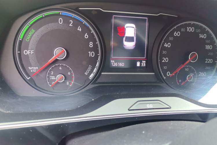 Used Volkswagen Passat New Energy 2019 430 PHEV Hybrid Luxury Edition Odometer Close Up
