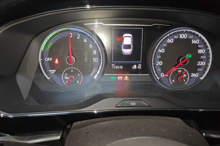 Used Volkswagen Passat New Energy 2019 430 PHEV Hybrid Elite Edition Odometer Close Up