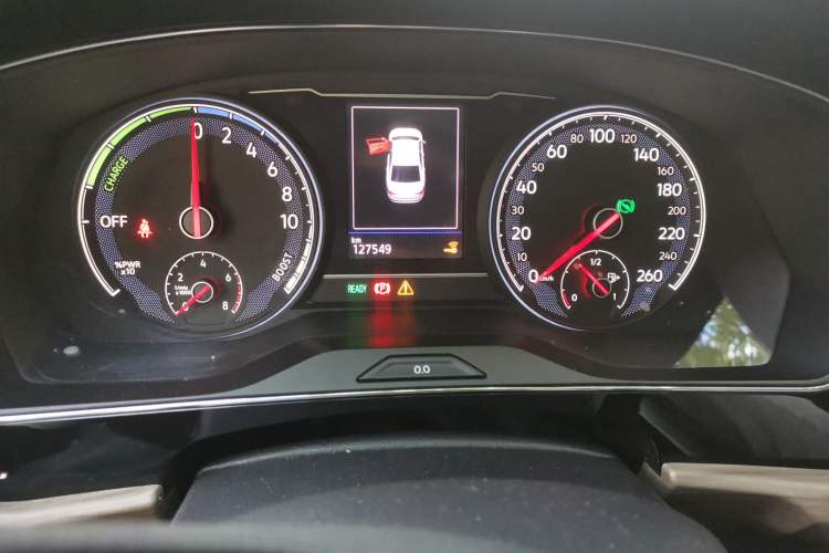 Used Volkswagen Passat New Energy 2019 430 PHEV Hybrid Luxury Edition Odometer Close Up