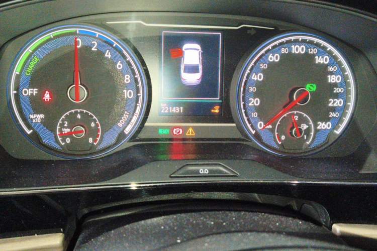 Used Volkswagen Passat New Energy 2019 430 PHEV Hybrid Luxury Edition Odometer Close Up