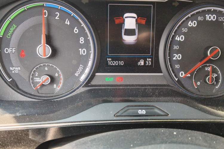 Used Volkswagen Passat New Energy 2019 430 PHEV Hybrid Elite Edition Odometer Close Up