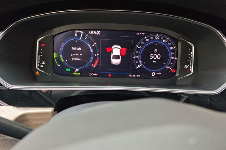 Used Volkswagen Passat New Energy 2019 430 PHEV Hybrid Luxury Edition Odometer Close Up
