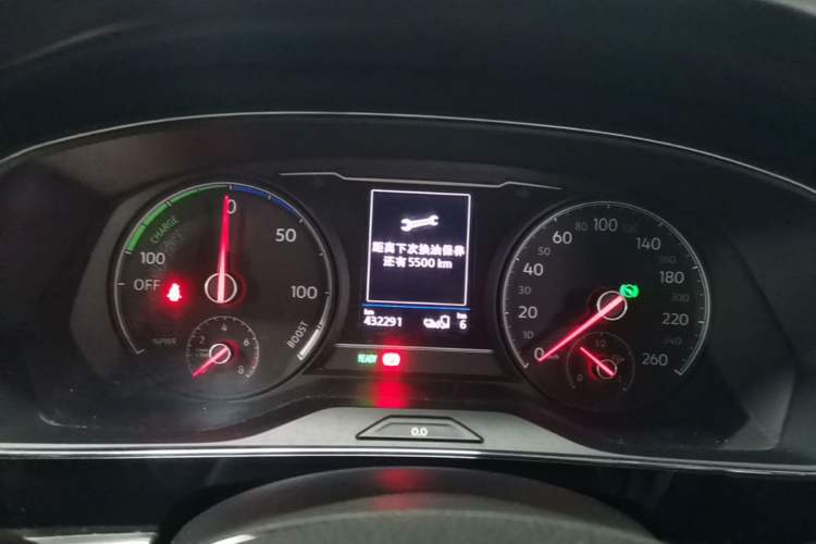 Used Volkswagen Passat New Energy 2020 430 PHEV Hybrid Elite Edition China VI Standard Instrument Cluster