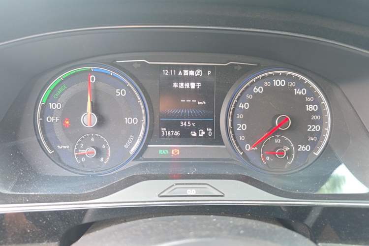 Used Volkswagen Passat New Energy 2020 430 PHEV Hybrid Elite Edition China VI Standard Instrument Cluster