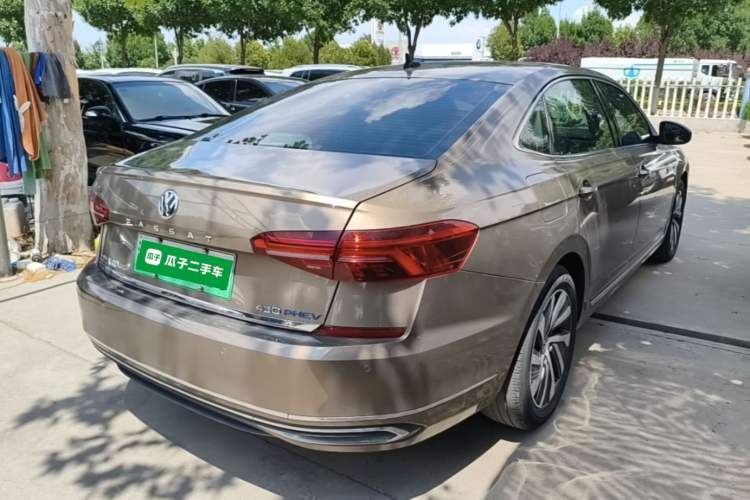 Used Volkswagen Passat New Energy 2020 430 PHEV Hybrid Luxury Edition China VI Standard Rear Right 45 Deg