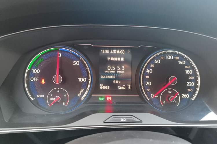 Used Volkswagen Passat New Energy 2020 430 PHEV Hybrid Luxury Edition China VI Standard Instrument Cluster