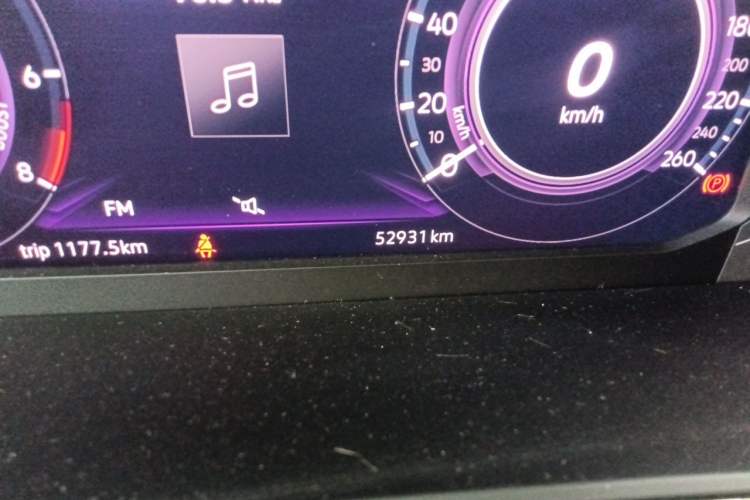 Used Volkswagen Passat New Energy 2022 Revised Version 430 PHEV Hybrid Elite Edition Odometer Close Up