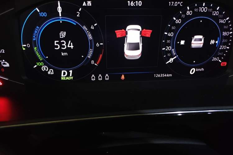 Used Volkswagen Passat New Energy 2022 430 PHEV Hybrid Elite Edition Odometer Close Up