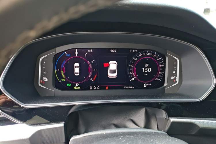 Used Volkswagen Passat New Energy 2022 430 PHEV Hybrid Luxury Edition Odometer Close Up