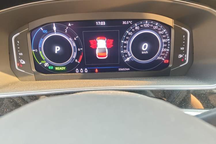 Used Volkswagen Passat New Energy 2022 Revised Version 430 PHEV Hybrid Elite Edition Odometer Close Up