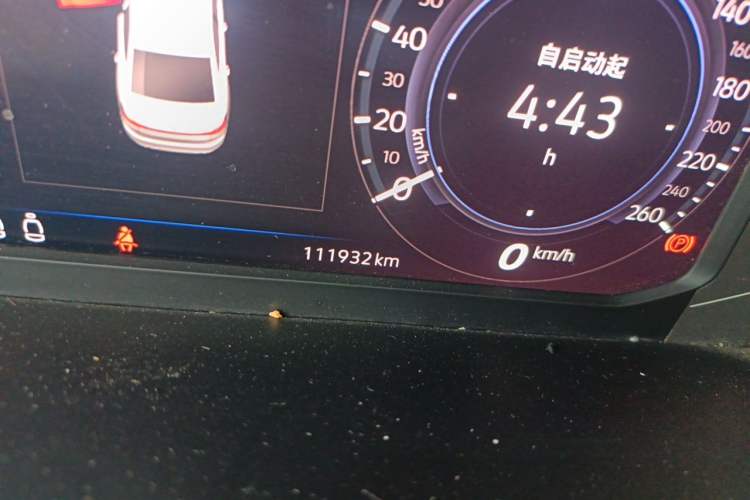 Used Volkswagen Passat New Energy 2022 430 PHEV Hybrid Luxury Edition Odometer Close Up